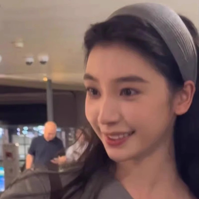 丹琴 法式针织灰色加宽头箍高颅顶时尚发带头箍发卡 树脂 发箍 女款