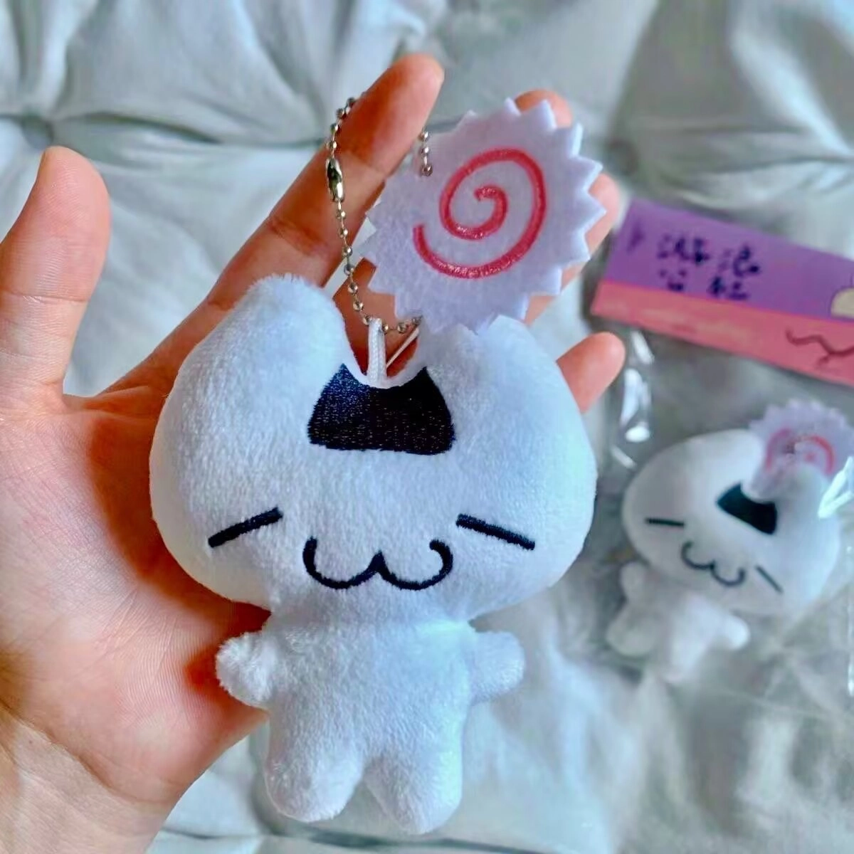 丹琴 可爱寿司海苔饭团猫创意百搭书包包挂饰小众百搭学院风 毛绒 挂件 男女同款情侣款
