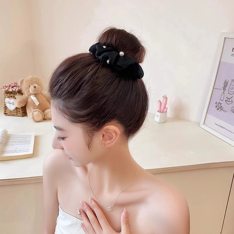丹琴 玫瑰的故事 大肠扎头丸子头高弹力耐用皮筋 布艺 发圈/头绳 女款