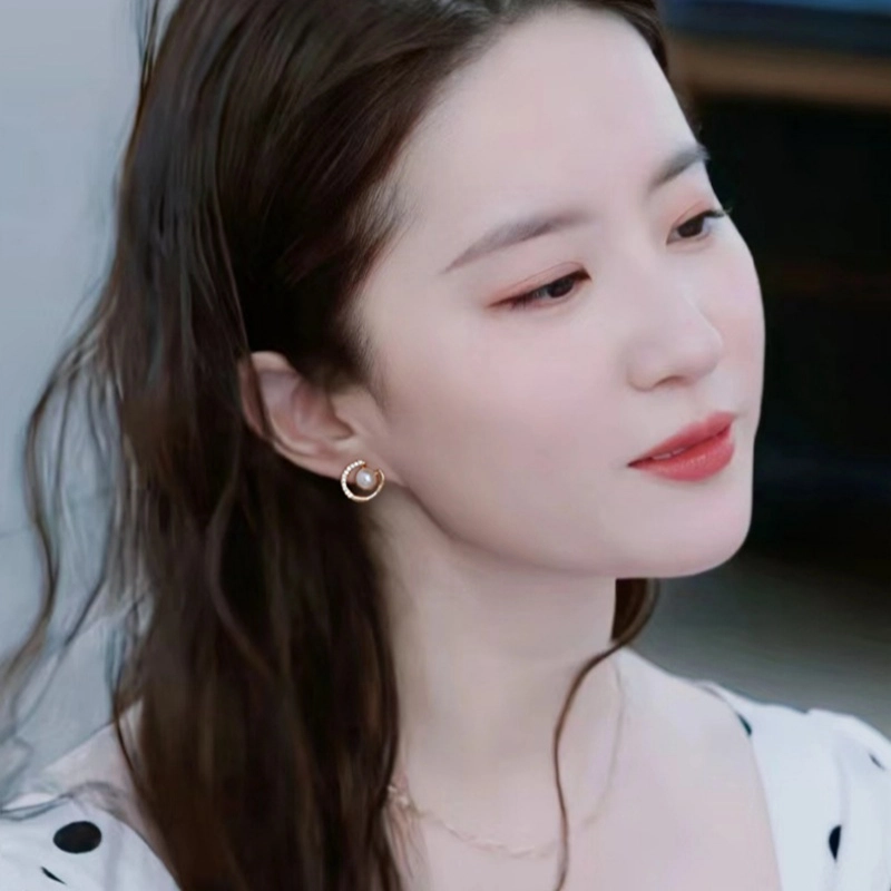 丹琴 气质优雅高级感小众设计 仿珍珠 耳环 女款