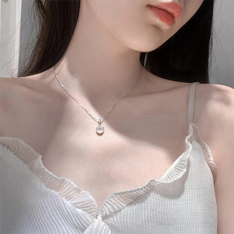 翠匠人 气质轻奢高级感优雅 玉髓 玉石项链 女款