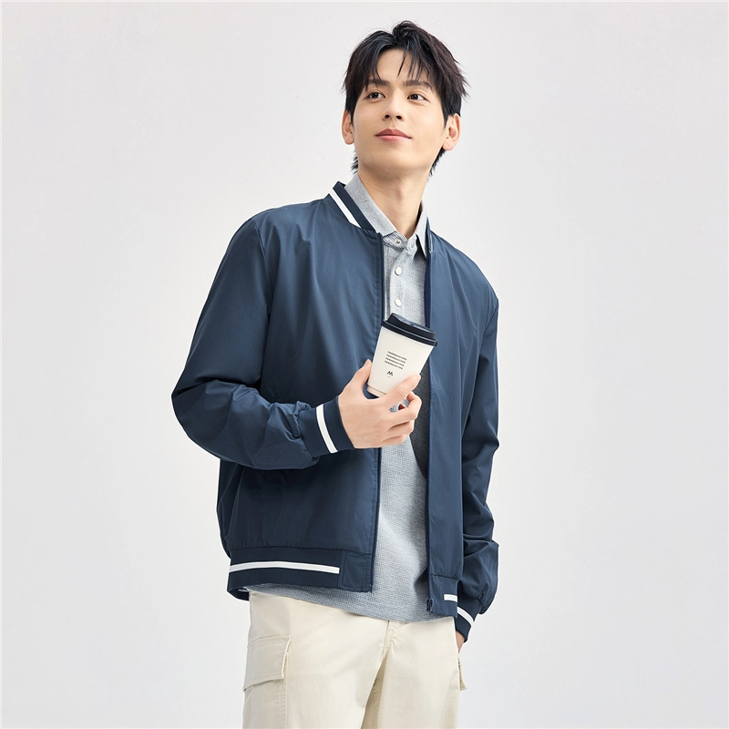 佐丹奴 经典简约时尚舒适百搭夹克外套 男款