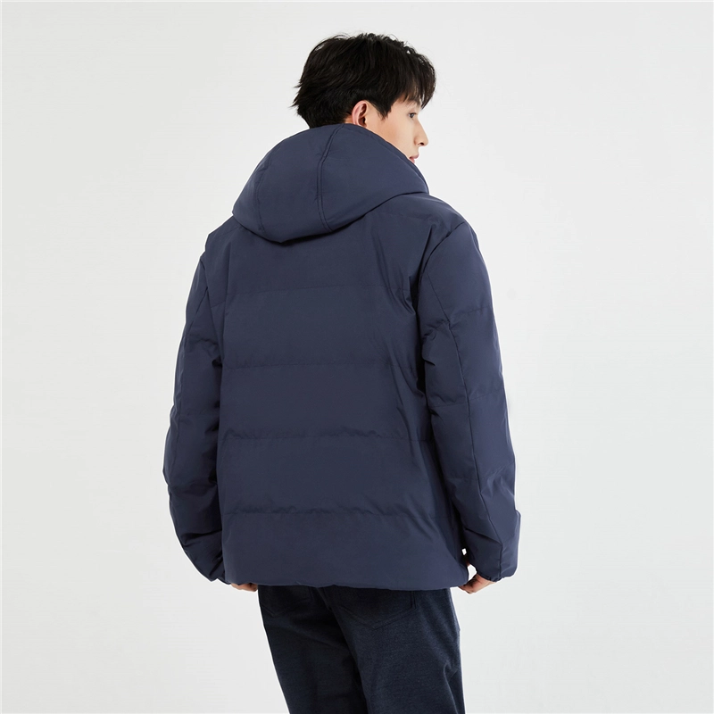 佐丹奴 工装大口袋连帽梭织棉衣外套棉服 男款