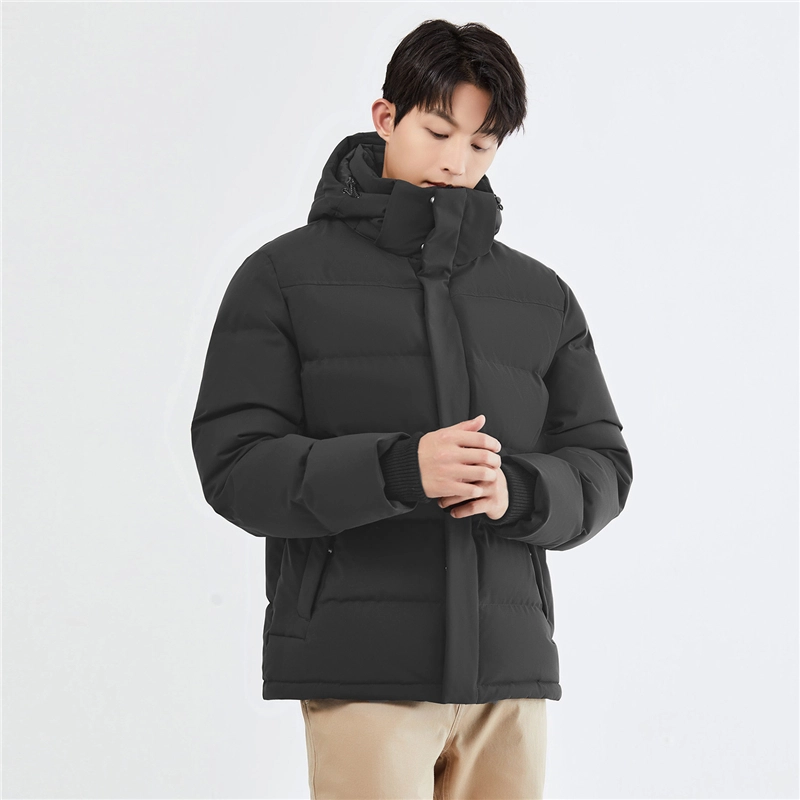 佐丹奴 鹅绒可卸帽三防梭织羽绒服 男款