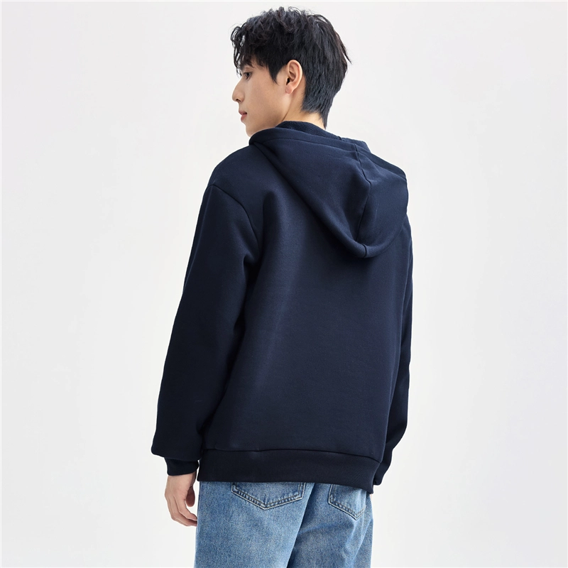 佐丹奴 连帽纯色时尚简约卫衣 男款