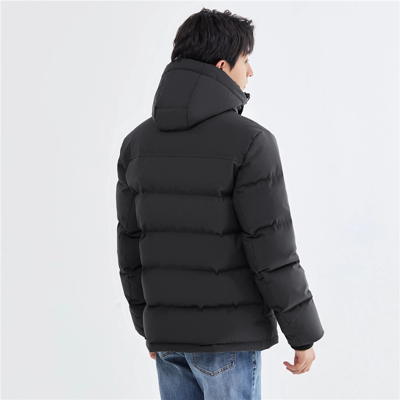 佐丹奴 鹅绒可卸帽三防梭织羽绒服 男款