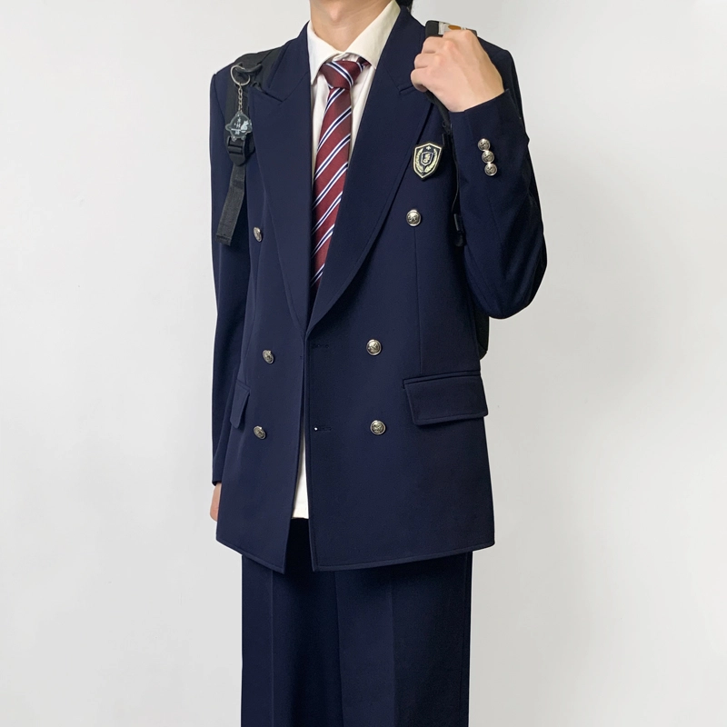 木村叔 青少年学院风舒适亲肤休闲西装 男款