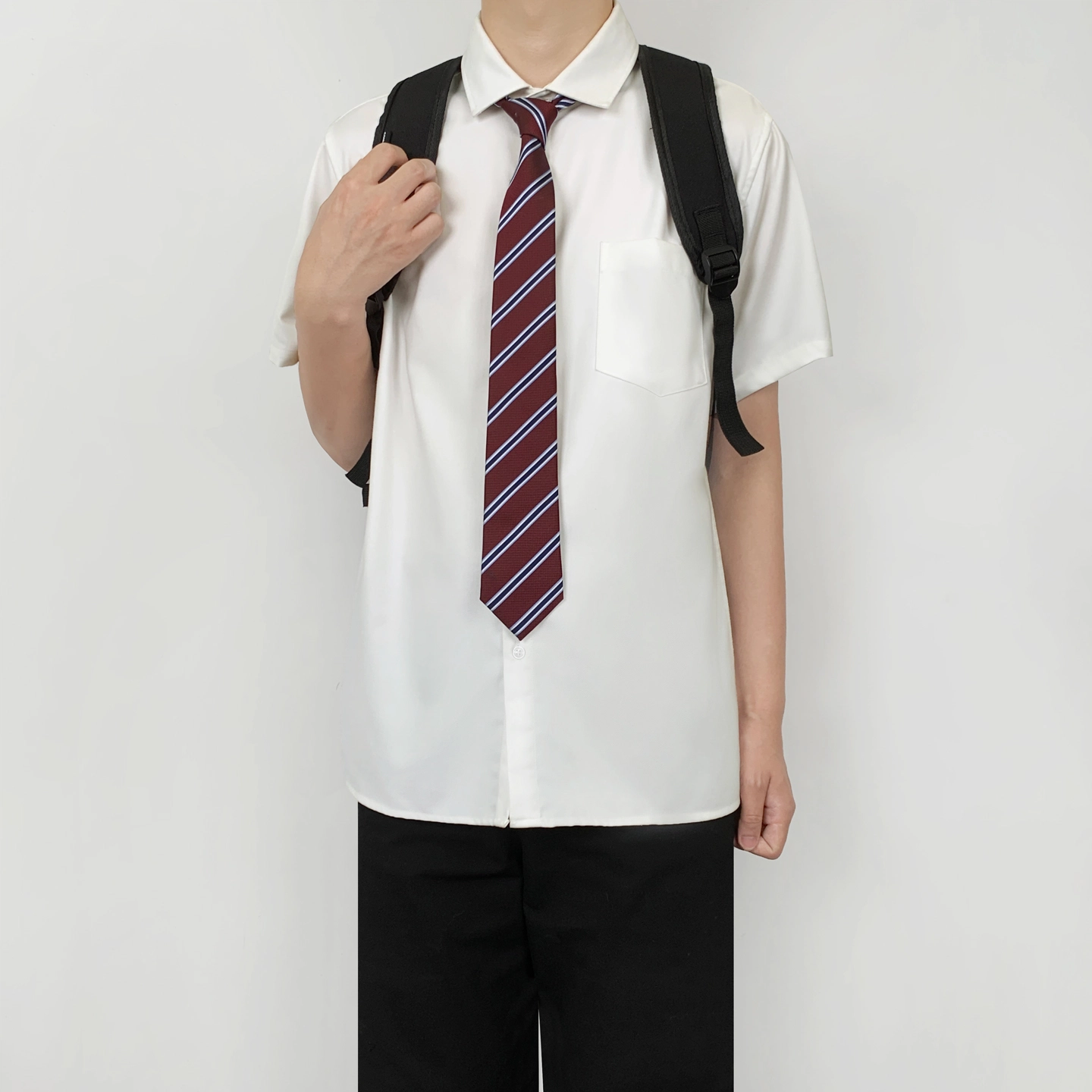 木村叔 简约百搭宽松短袖衬衫 男款