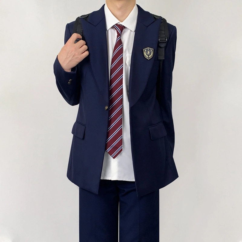 木村叔 黑色戗驳领初夏季纯色长袖超修身便服单西西装 男款