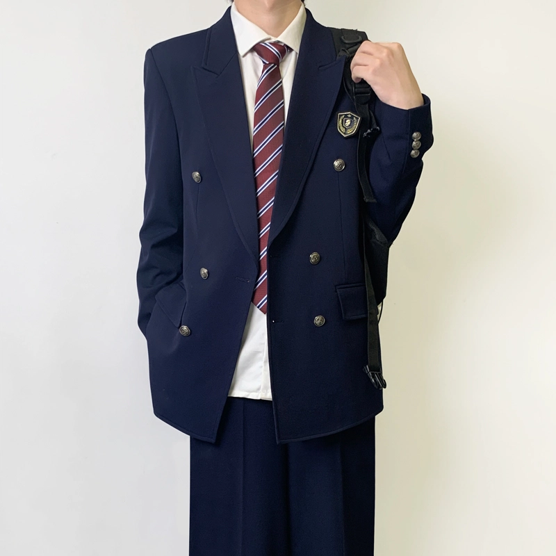 木村叔 青少年学院风舒适亲肤休闲西装 男款