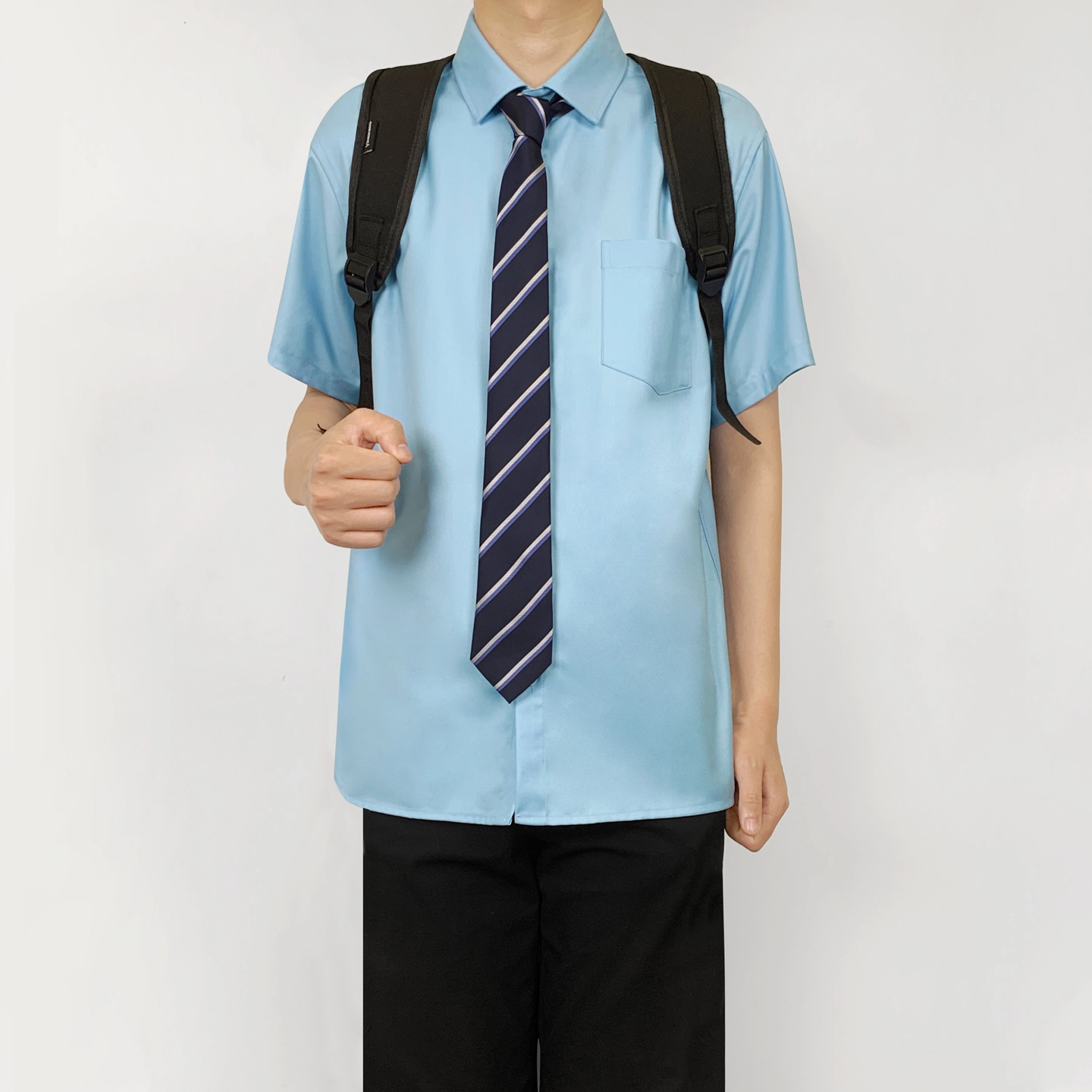 木村叔 简约百搭宽松短袖衬衫 男款