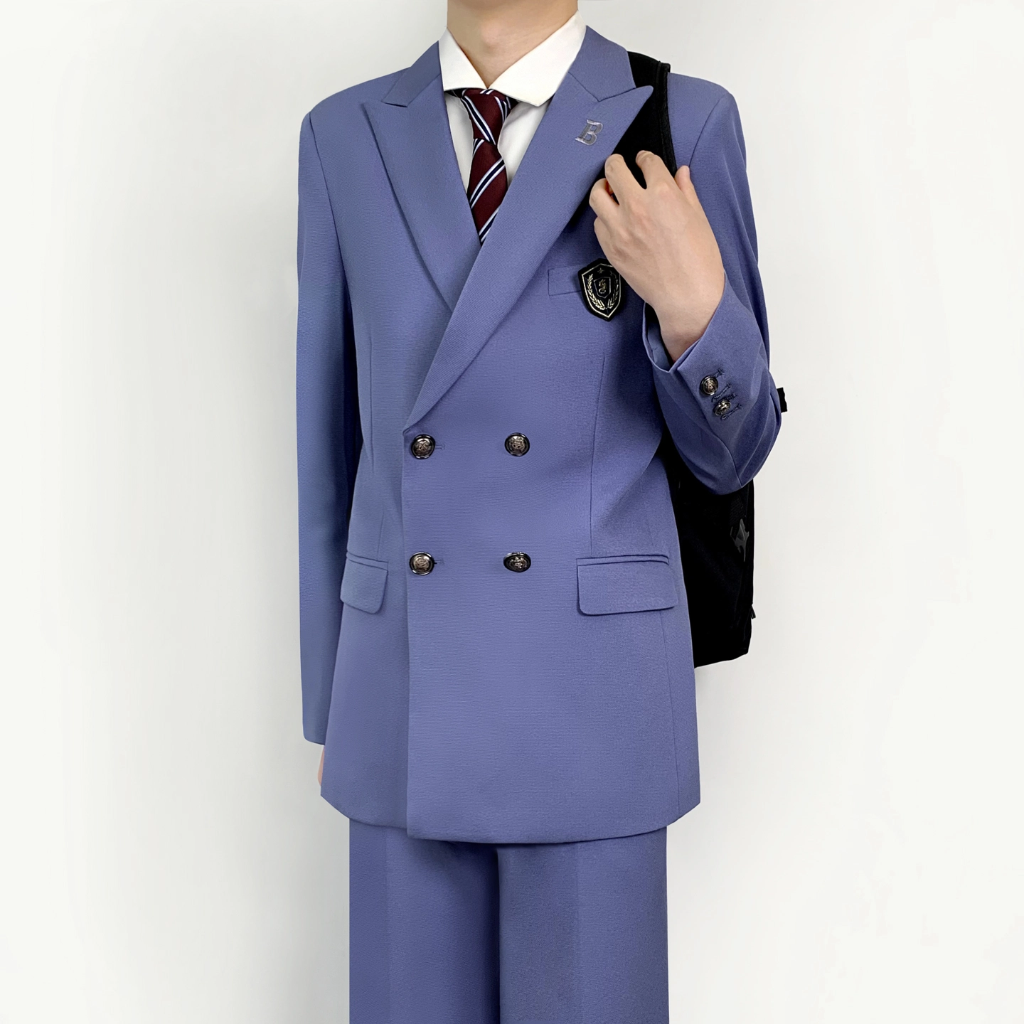 木村叔 学院风双排扣校供感制服西装 男女同款