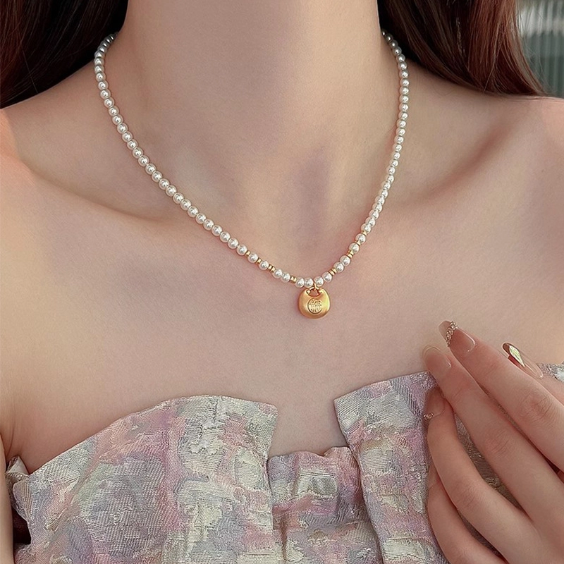 安道子 #好运 福袋  优雅高级感 淡水珍珠 项链 女款