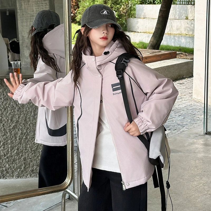 木木屋 连帽舒适洋气长袖棉衣 青少年