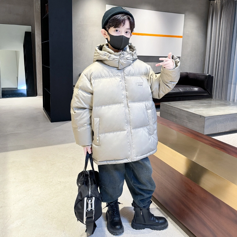 木木屋羽绒服 舒适连帽舒适简约长袖 青少年