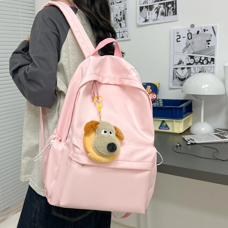 單倉 高颜值可爱搞怪软萌减龄学生休闲逛街通勤 尼龙布 书包背包双肩包 女款 黄色
