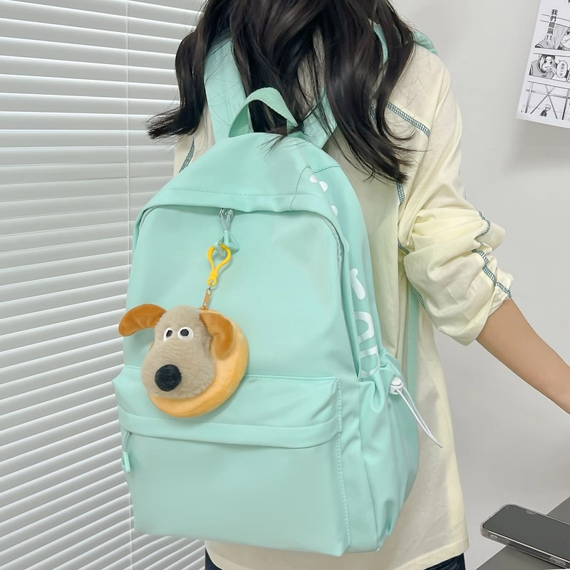 單倉 高颜值可爱搞怪软萌减龄学生休闲逛街通勤 尼龙布 书包背包双肩包 女款 黄色