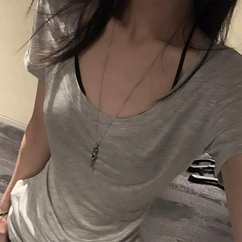 栖花漫语 亚文化枯木哥特链甜酷辣 合金 项链 女款