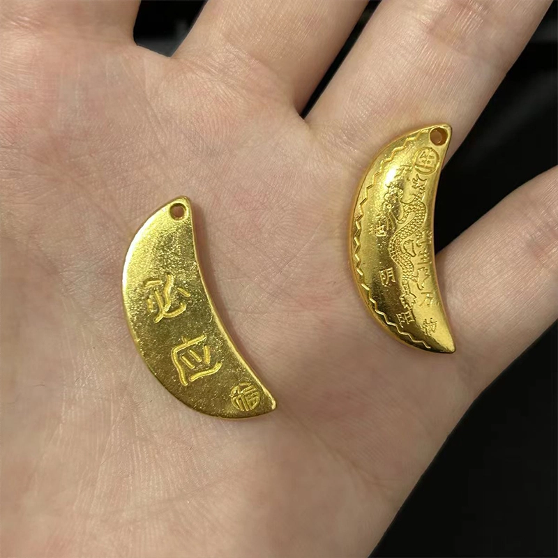 零界 月亮形背包行李箱 小书包可爱时尚潮流装饰 合金 挂件 男女同款情侣款