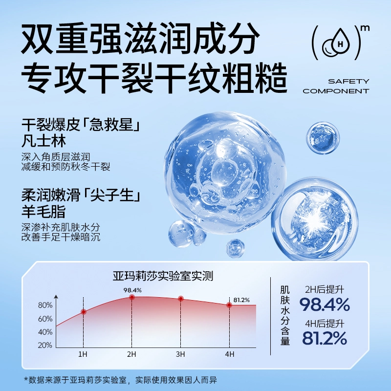 亚玛莉莎 凡士林防干裂倍护凝乳足部护理皲裂棒脚后跟干燥开裂去死皮防冻护手霜 保湿修护去角质滋润补水防裂