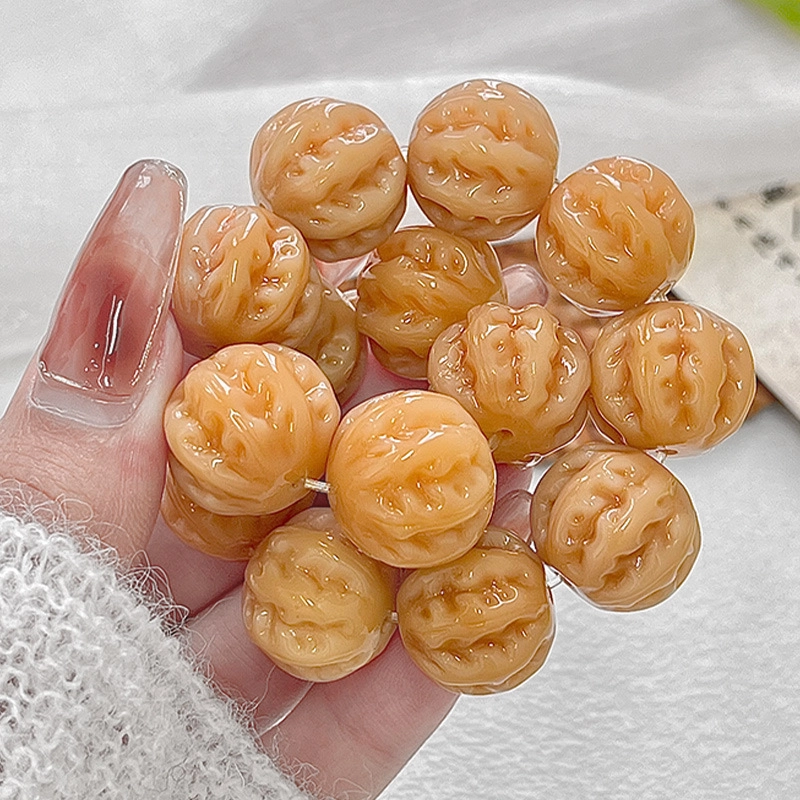 静范 精工雕刻京八棱 佛珠文玩盘玩 国风小众简约设计高级感 复古单圈绕指柔串珠 #好运 菩提根 手串 男女同款情侣款