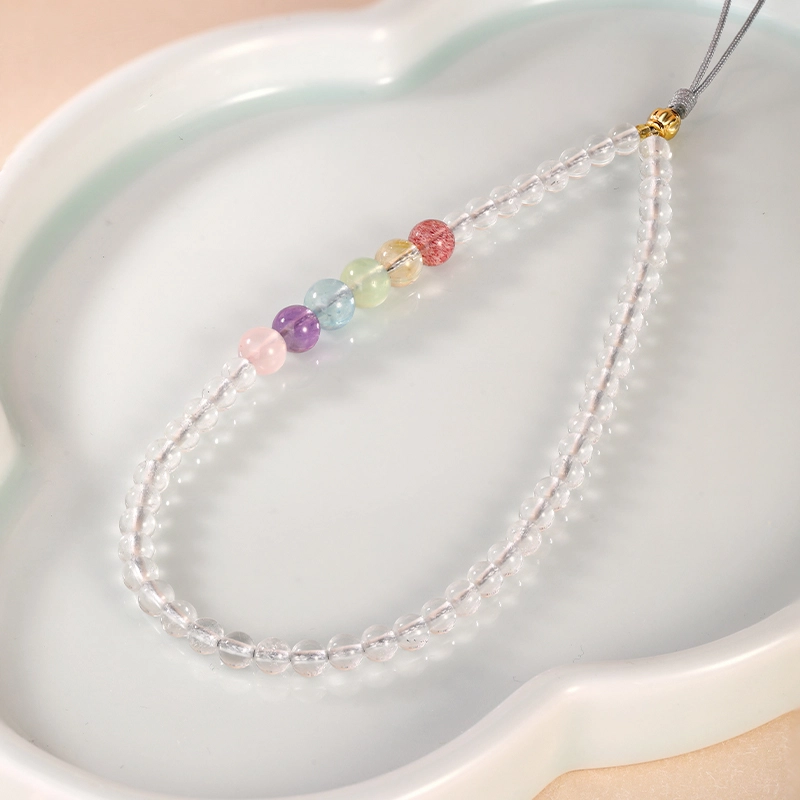 【高品质】 金六福吉祥 甄选中式多宝配饰转运珠紫晶智慧黄晶来财爱情粉晶吸金招桃花 告白女友必备显白温柔风#好运天然 白水晶 摆件雕件 女款