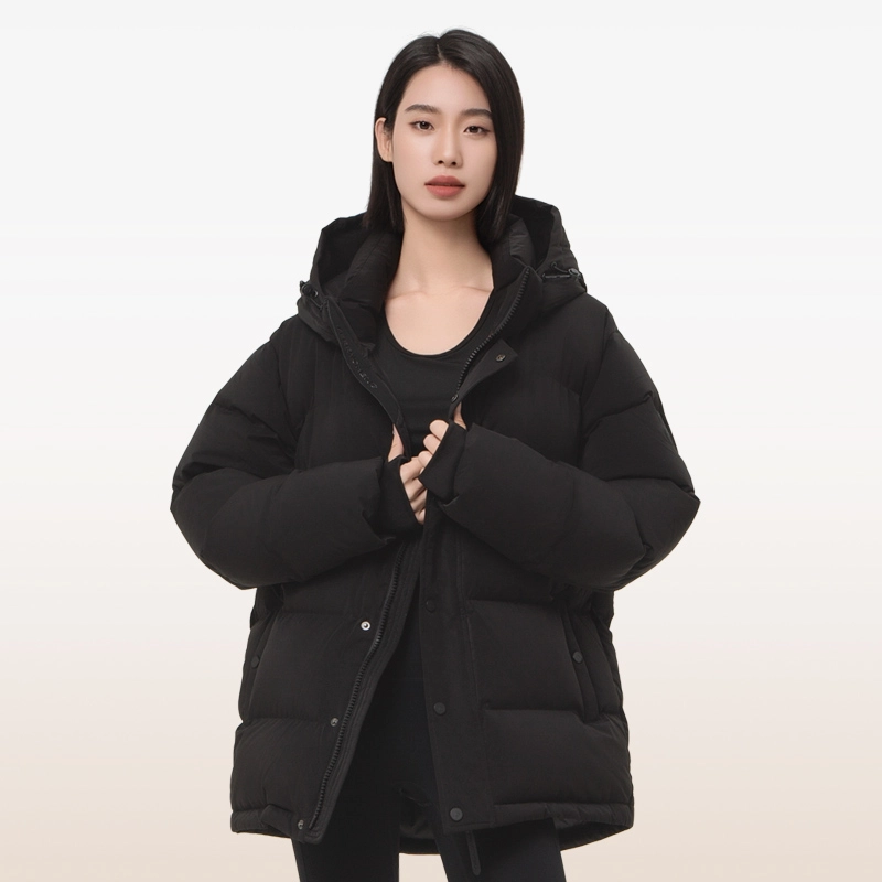 美力城 蓬松高弹锁温防水耐磨户外羽绒服 女款
