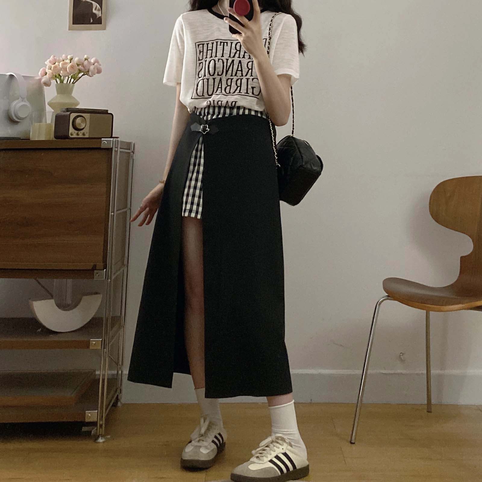 涂诗菲 时尚休闲简约百搭裙装套装 女款