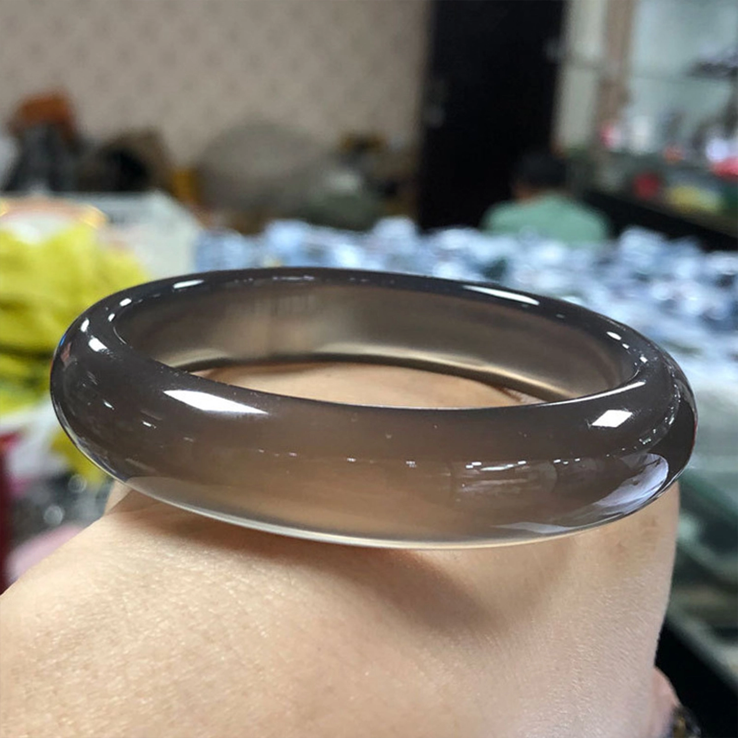 骊碧 新中式国潮风复古汉服古装旗袍清冷素雅小众设计高级感 玛瑙 玉石手镯 女