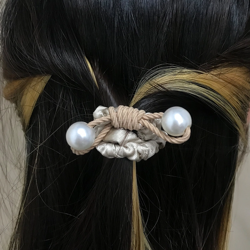 简应舒 高弹力扎头发百搭 布艺 发圈 男女同款情侣款