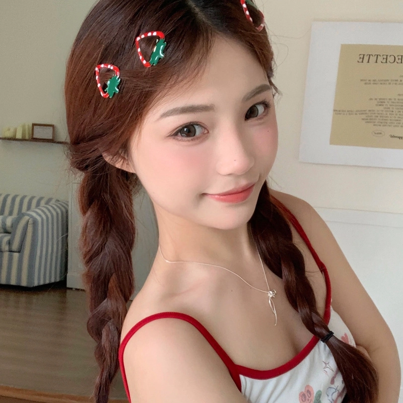 简应舒 水果甜美 合金 发夹 男女同款情侣款