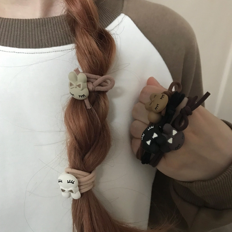 简应舒 卡通动物 亚克力 头绳 男女同款情侣款