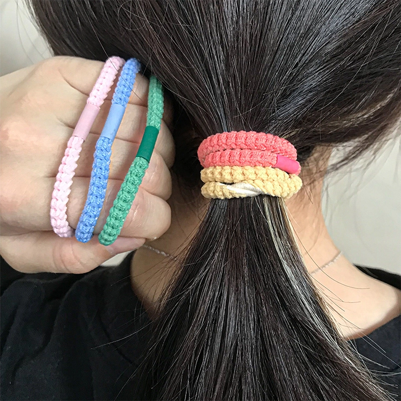 简应舒 简约耐用 橡筋 发圈 男女同款情侣款