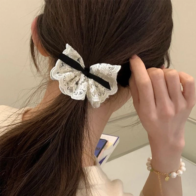 简应舒 甜美 蕾丝 发圈 男女同款情侣款