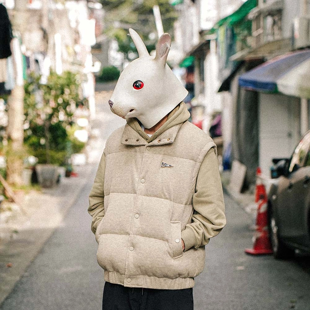 兔先森 加厚保暖面包服立领收腰宽松马甲 男女同款