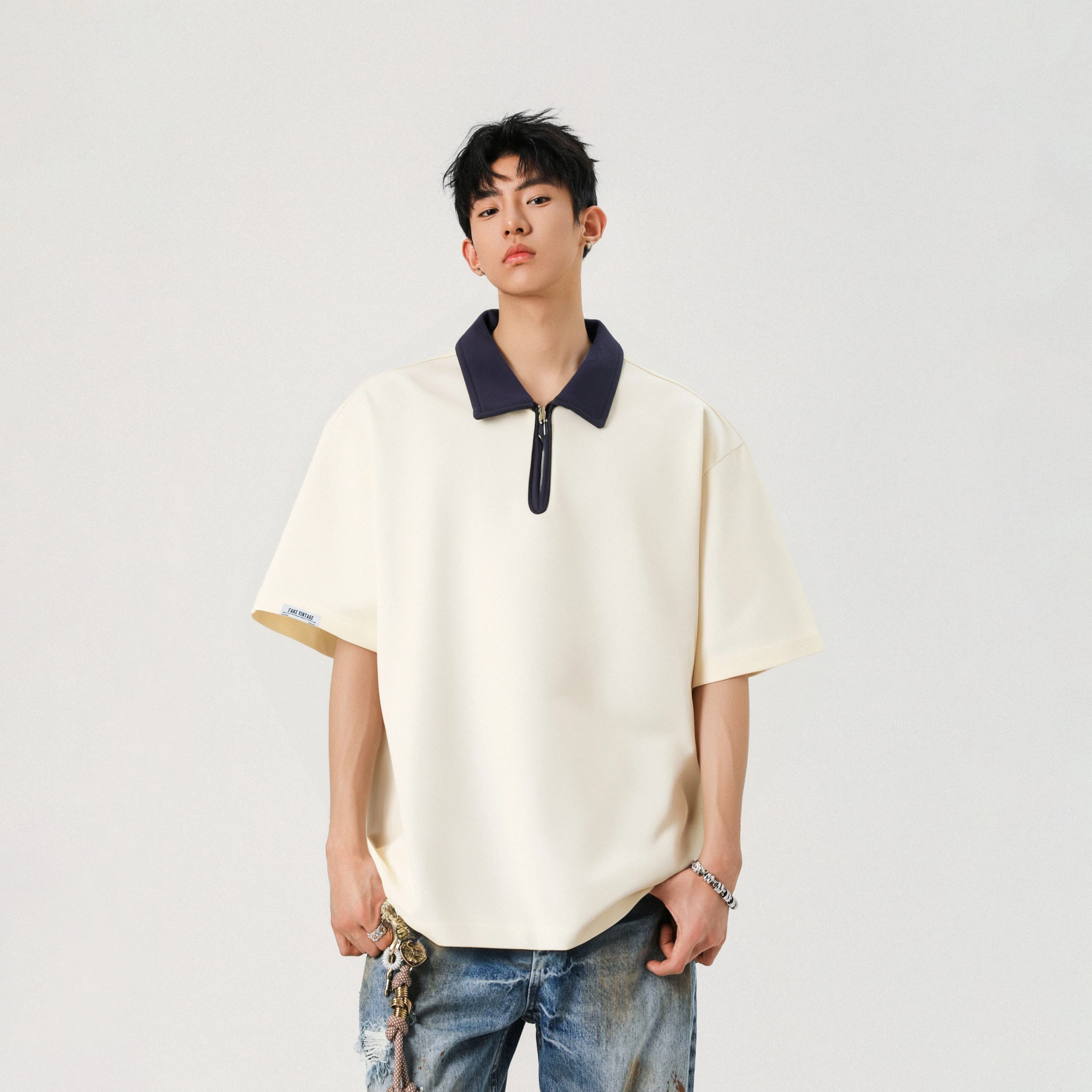 FAKE VINTAGE CleanfitvibePolo