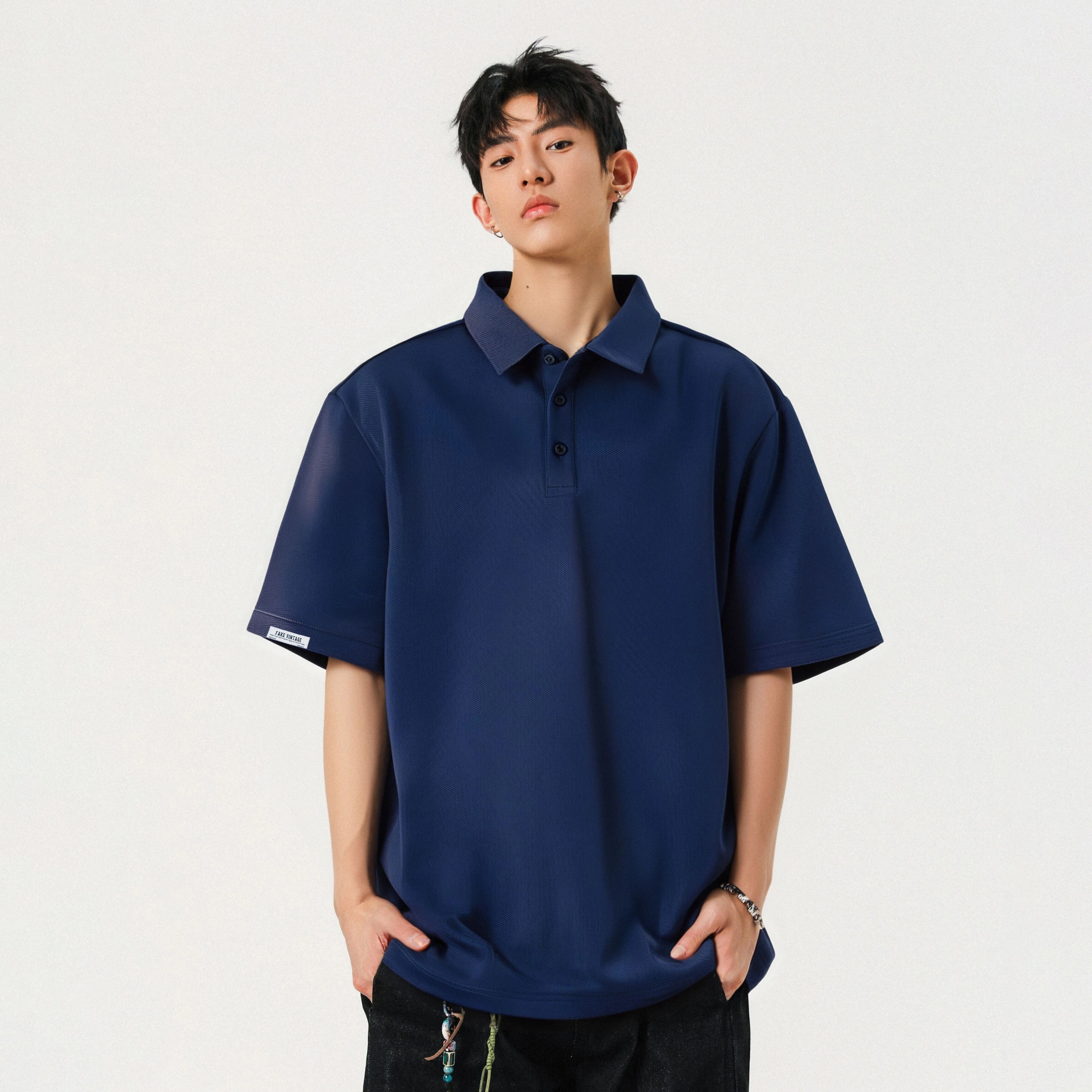 FAKE VINTAGE CleanfitPolo