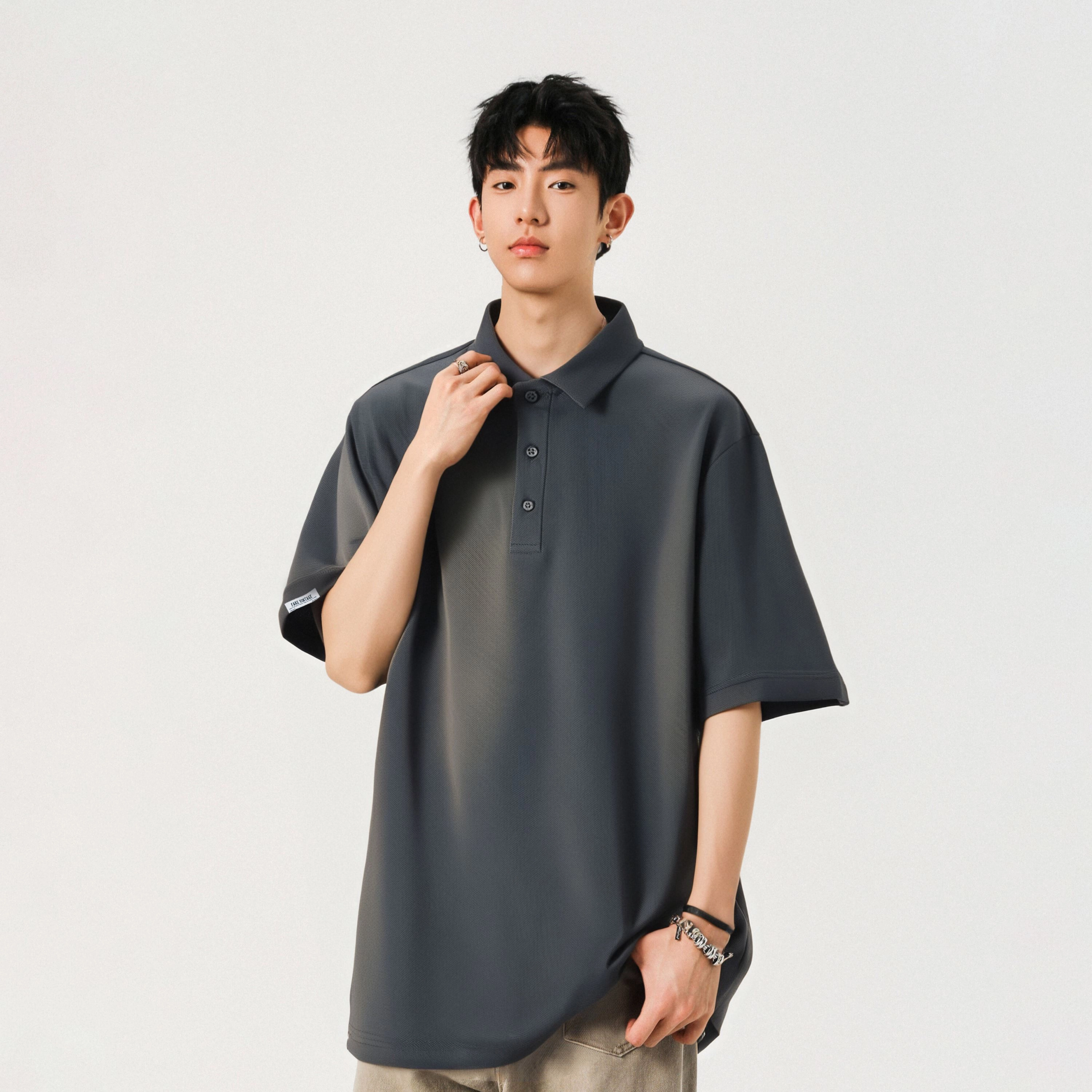 FAKE VINTAGE CleanfitPolo