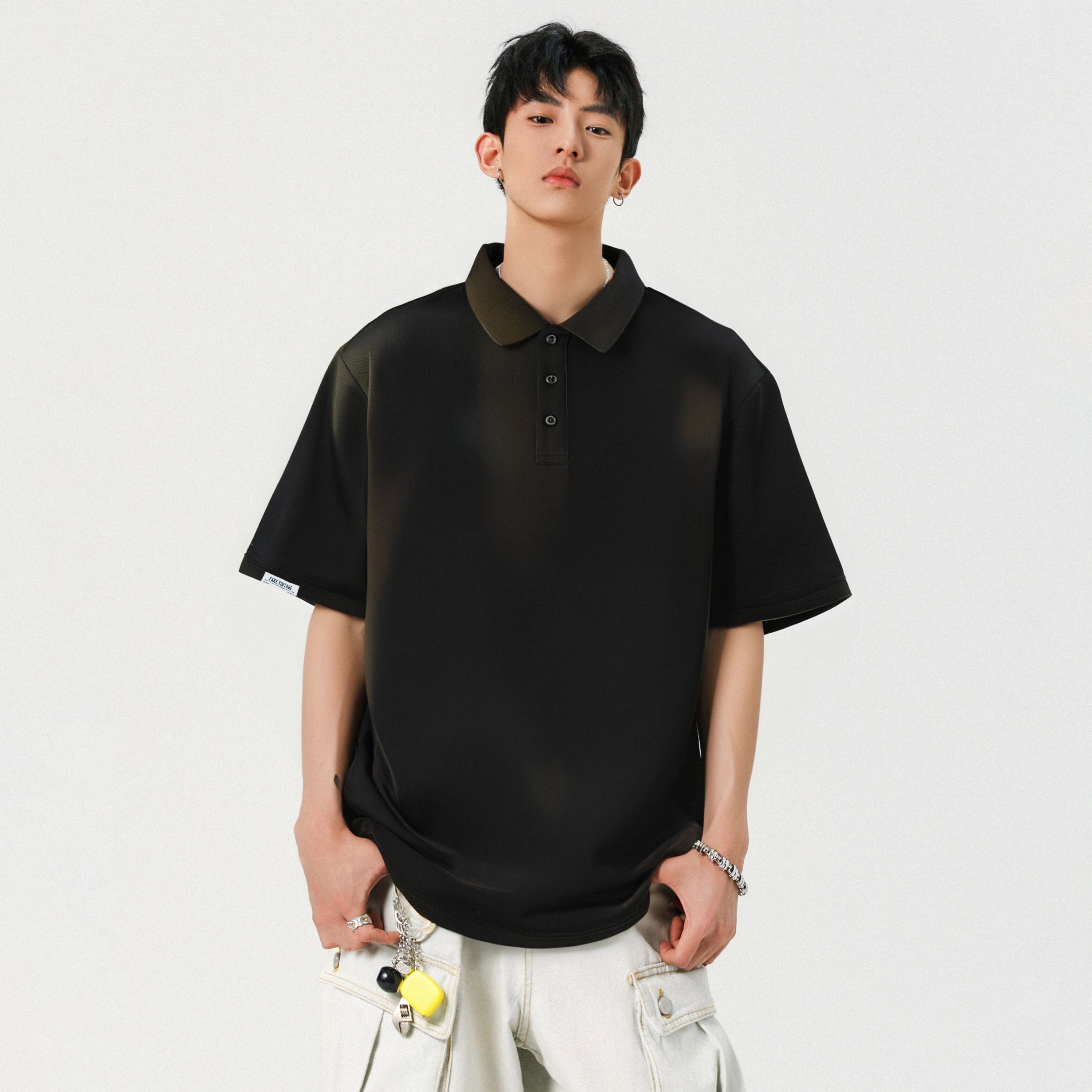 FAKE VINTAGE CleanfitPolo