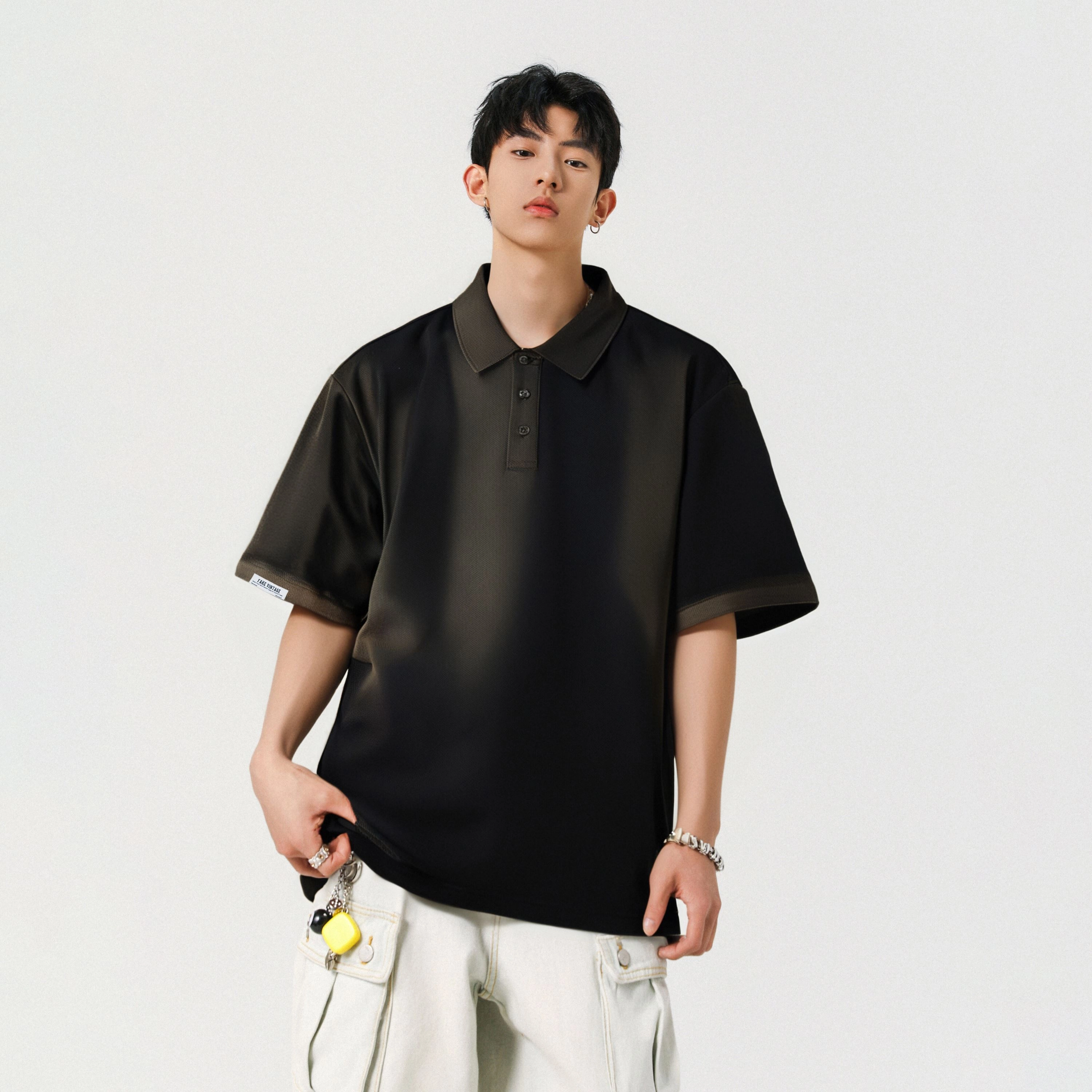 FAKE VINTAGE CleanfitPolo