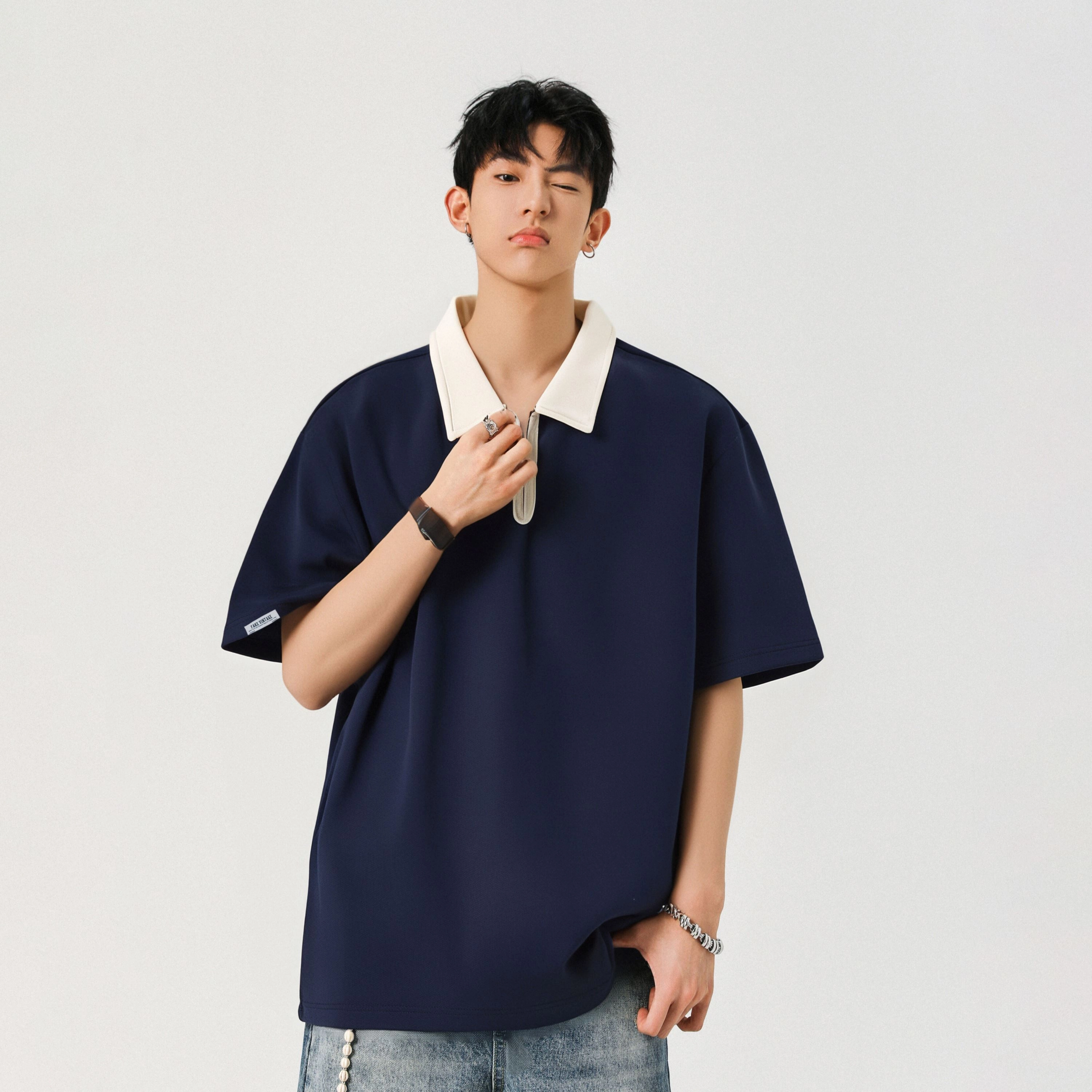 FAKE VINTAGE CleanfitvibePolo