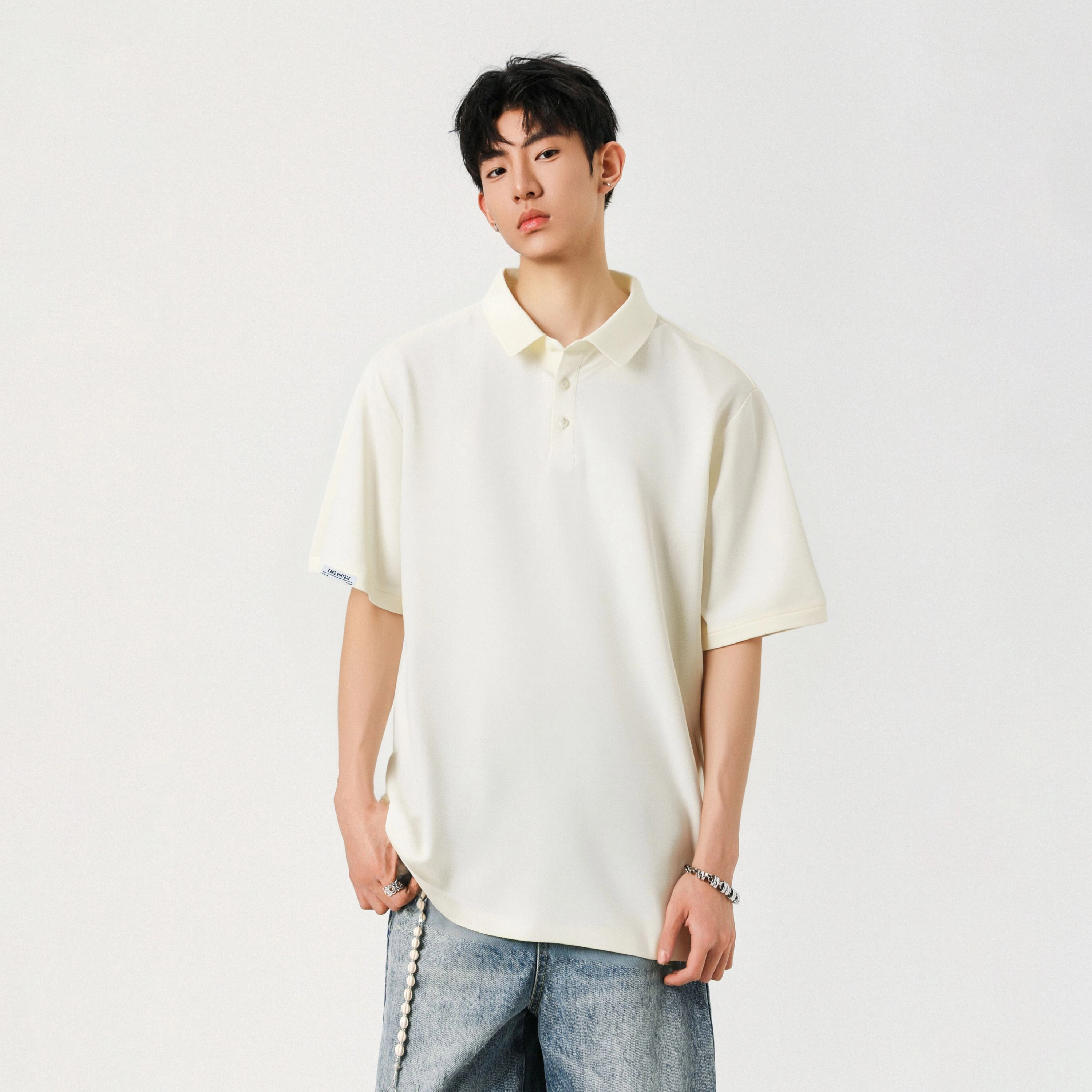 FAKE VINTAGE CleanfitPolo