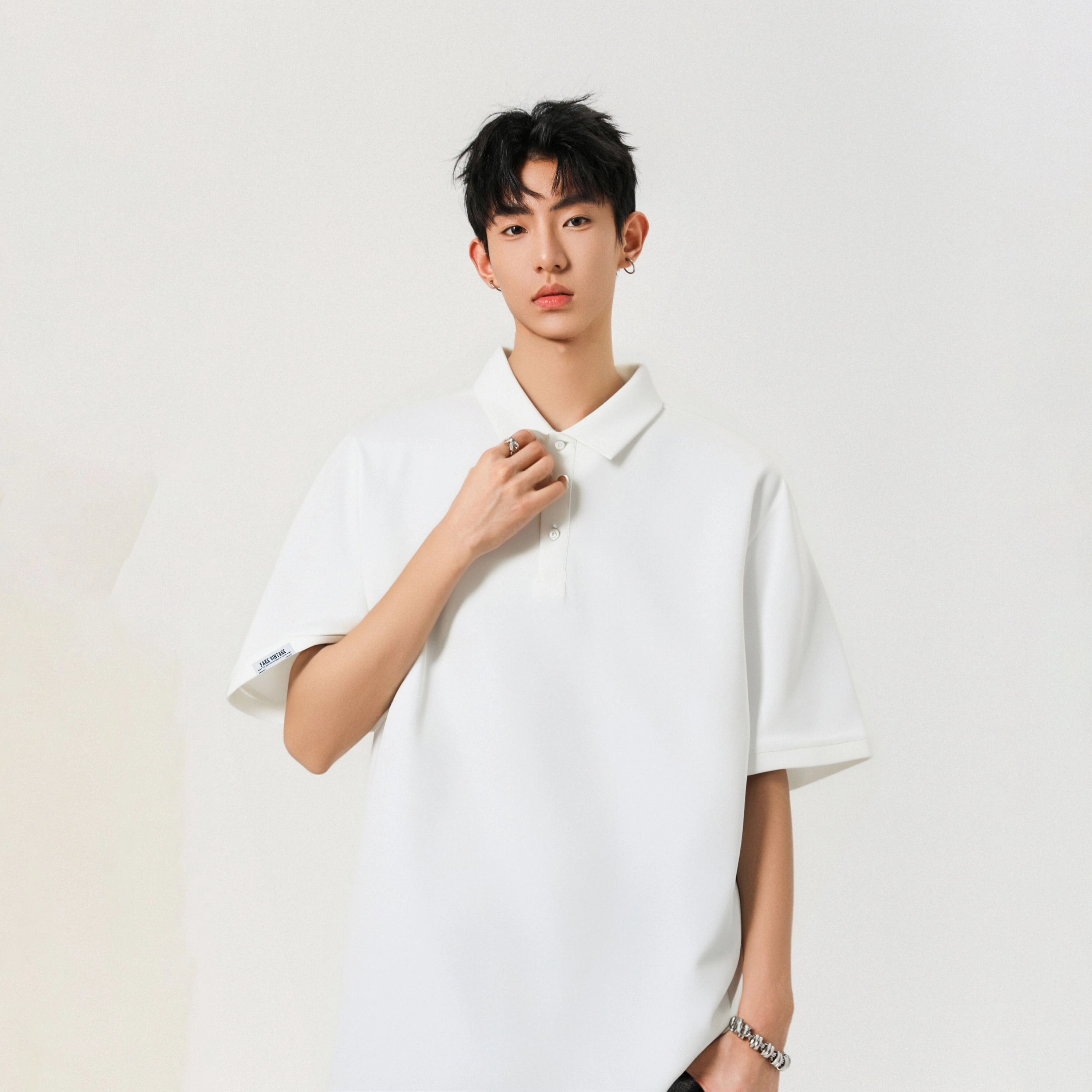 FAKE VINTAGE CleanfitPolo