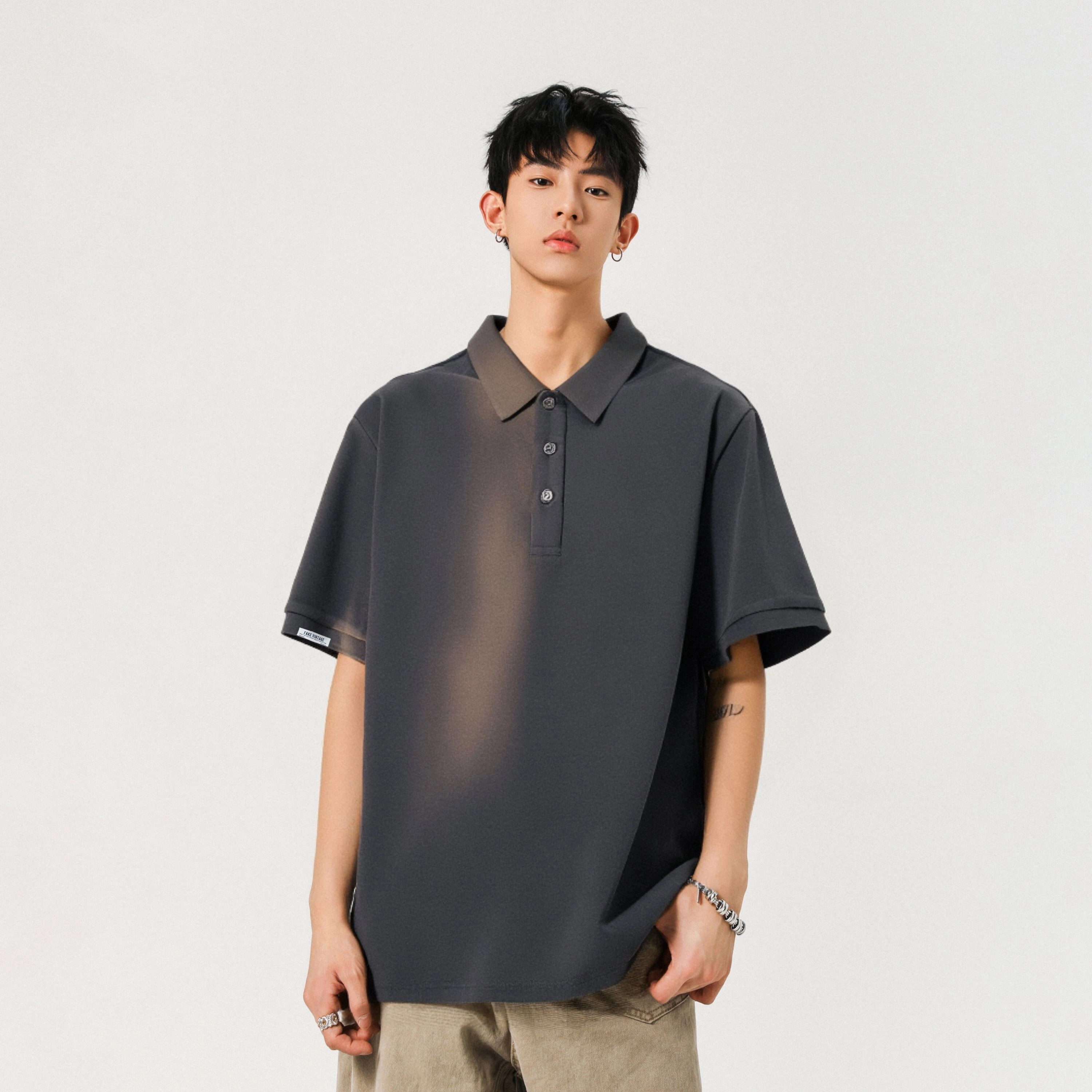 FAKE VINTAGE CleanfitPolo