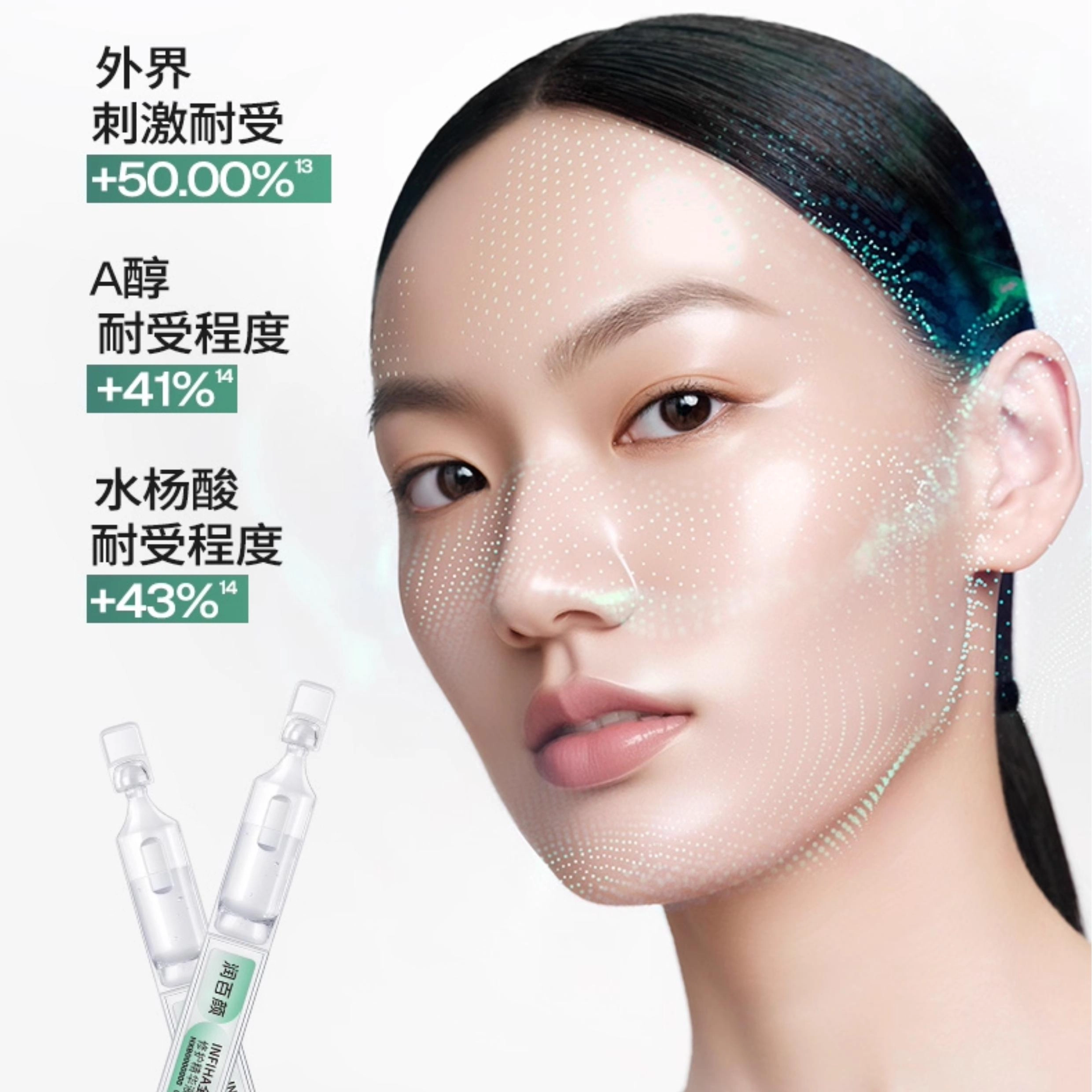 润百颜 敦煌双星次抛礼盒护肤套装 玻尿酸 全能次抛+白纱布屏障次抛+白纱布面膜+周边敦煌双星礼盒 舒缓修护
