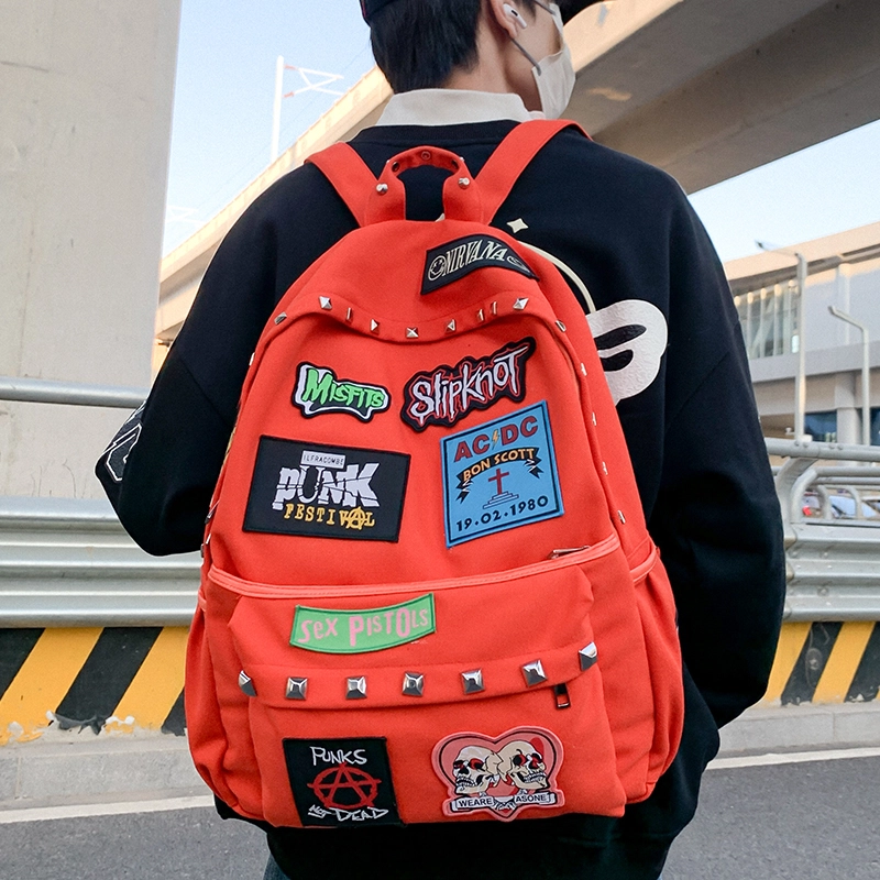 垣途者 小众休闲简约日常时尚潮流 帆布 双肩包 常规 男女同款情侣款 多色