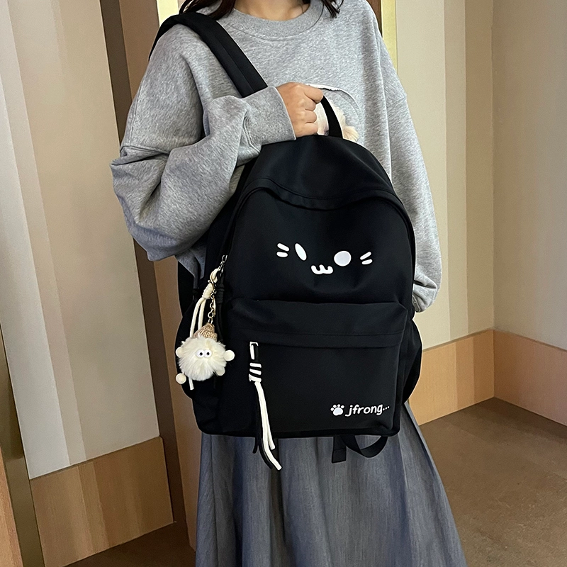 垣途者 日系可爱百搭书包 尼龙 双肩包 常规 女款 多色