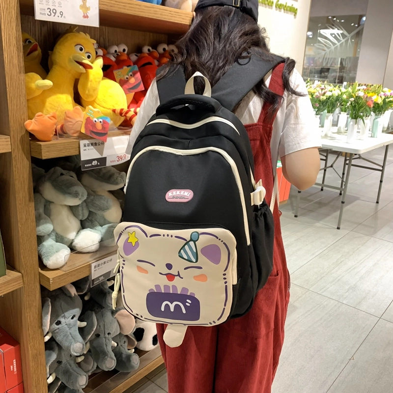 垣途者 卡通可爱日系百搭 尼龙 双肩包 女款 多色