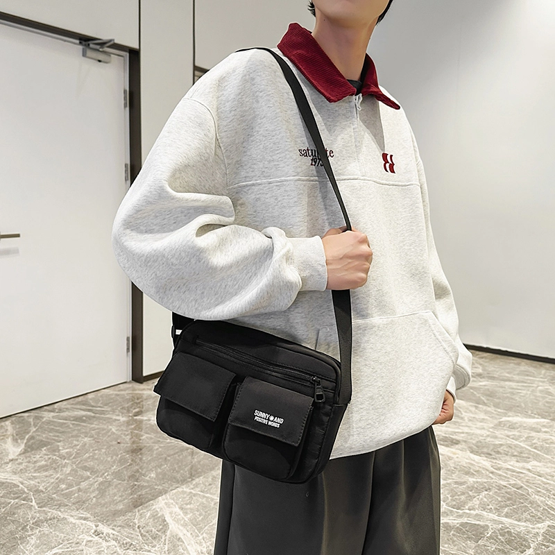 垣途者 日系百搭韩版街头潮流学生 尼龙 单肩斜挎包 男女同款情侣款 多色