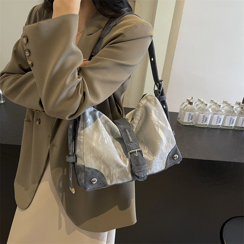 垣途者 小众美式复古高级感通勤 皮绒 腋下包单肩包 女款 多色